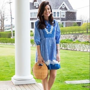 Talbots beaded flower earrings